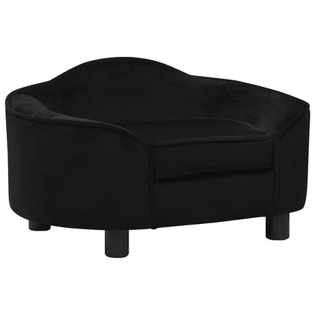 Vidaxxl hundesofa 67x47x36 cm plys sort