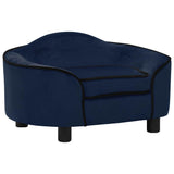Vidaxxl hundesofa 67x47x36 cm plysblå
