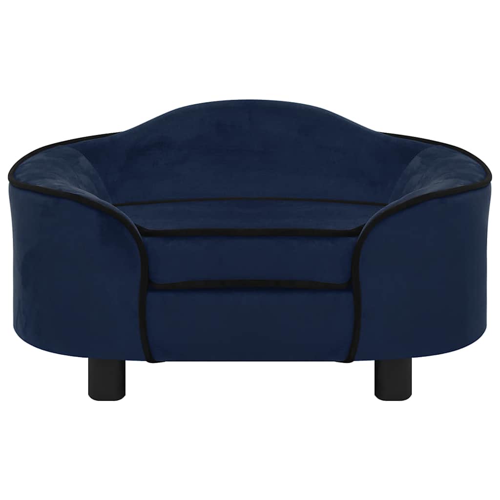 Vidaxxl hundesofa 67x47x36 cm plysblå