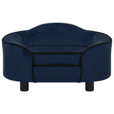 Vidaxxl hundesofa 67x47x36 cm plysblå