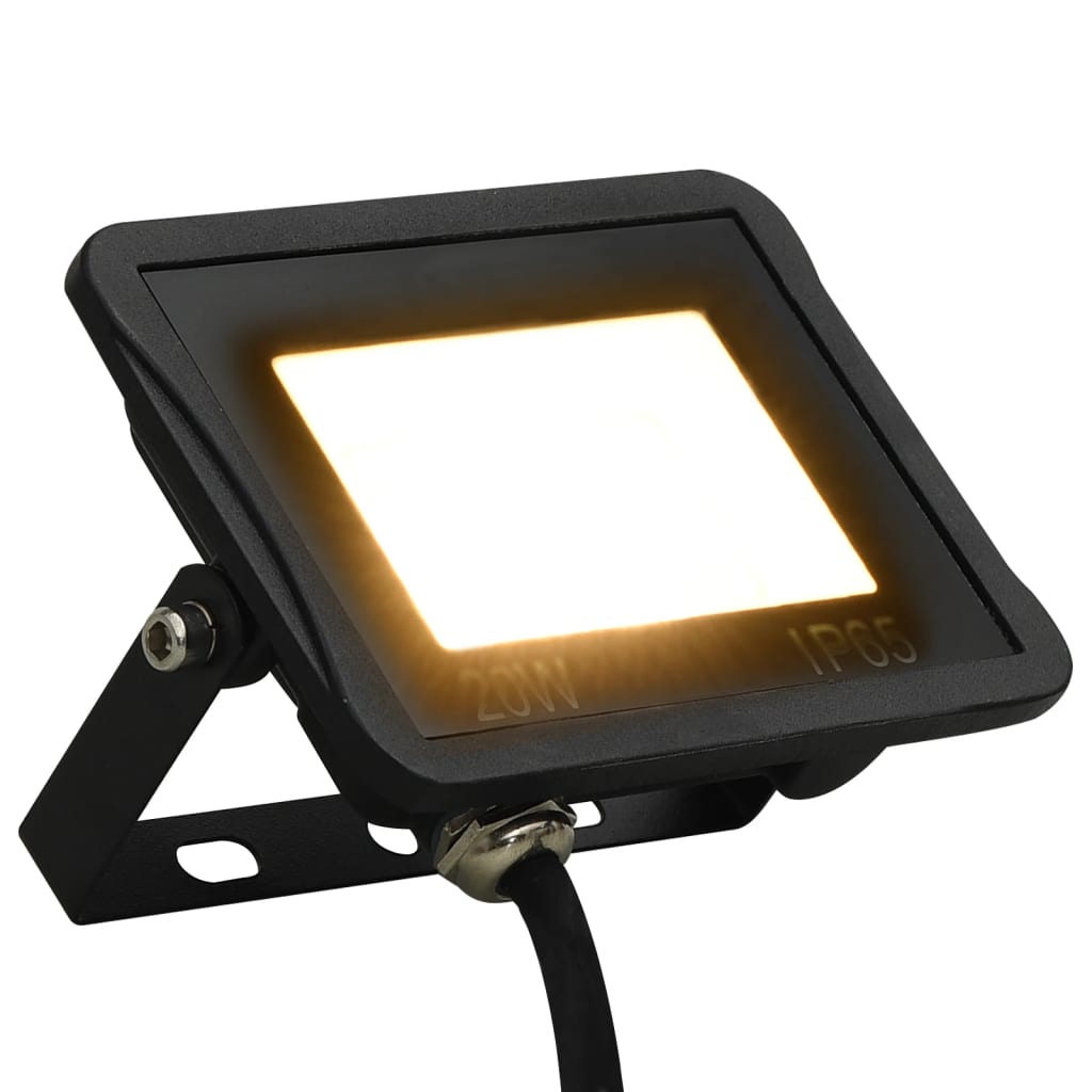 VidaXL spotlight LED 20 W varm hvid