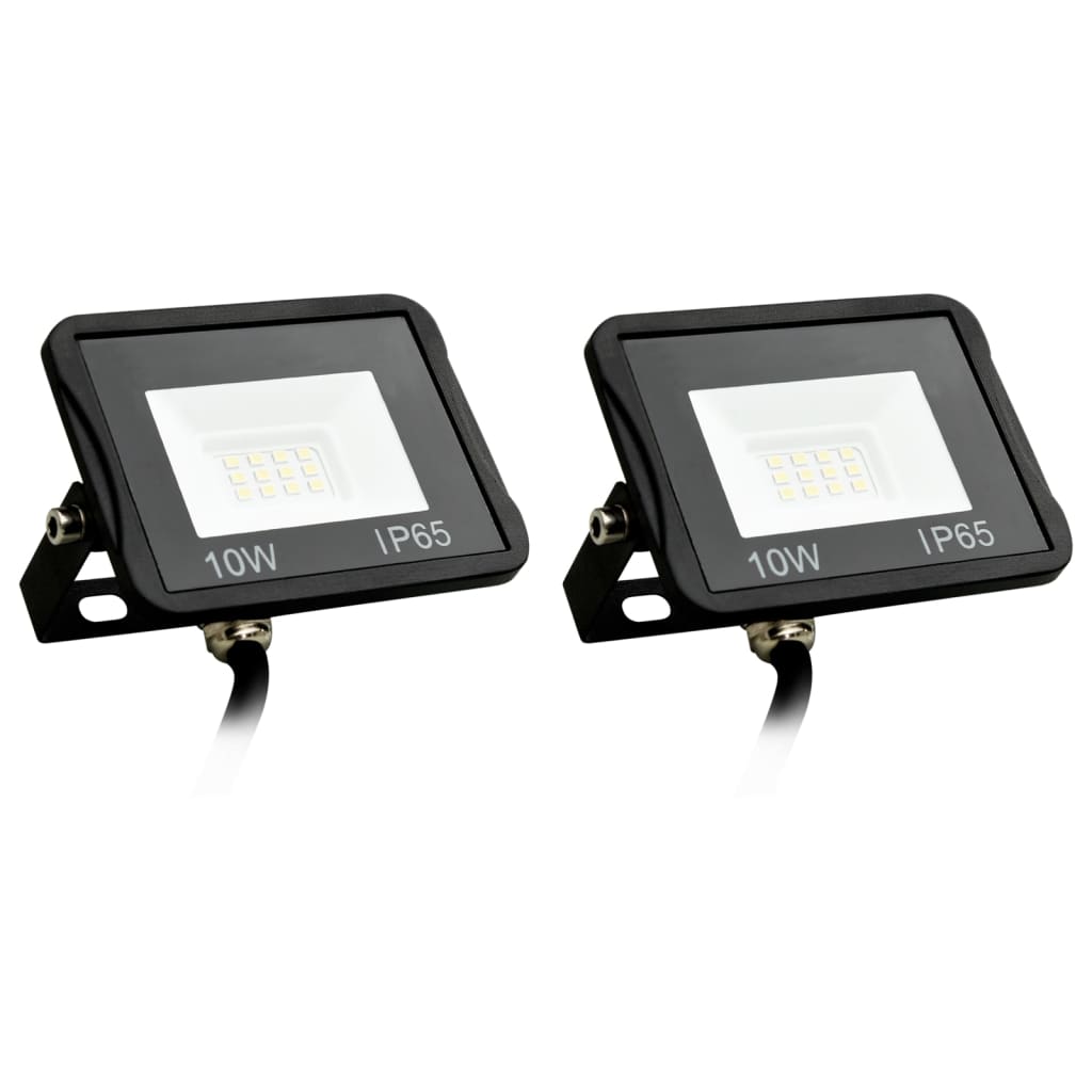Vidaxl Spotlights 2 st førte 10 W Cold White