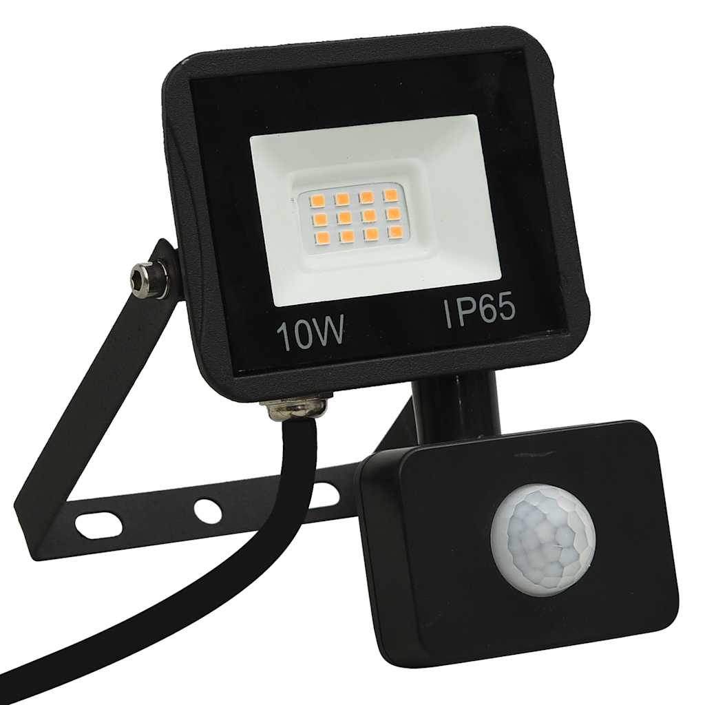Vidaxl Spotlight med sensor ført 10 W varm hvid