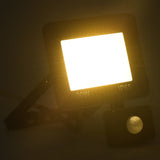 Vidaxl spotlight met sensor led 30 w warmwit