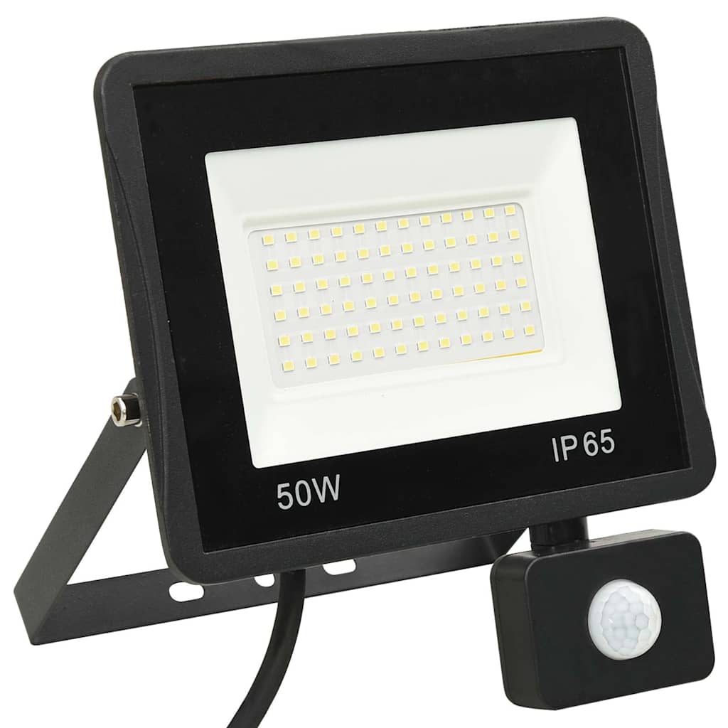 Vidaxl spotlight met sensor led 50 w warmwit