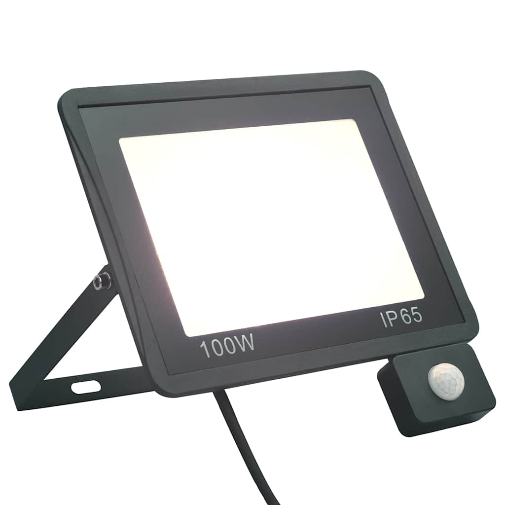 Vidaxl spotlight met sensor led 100 w koudwit