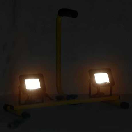 Vidaxl Spotlight med håndtag LED 2x10 W Warm White
