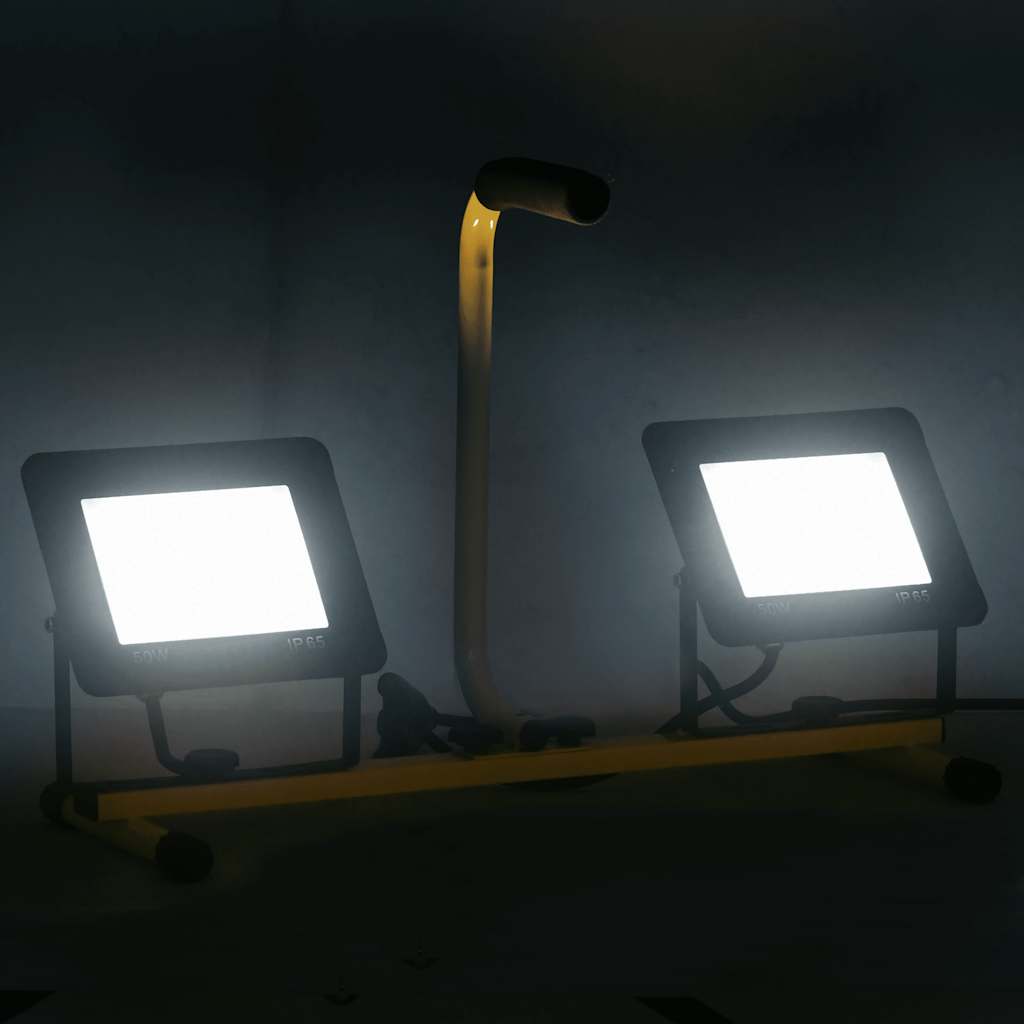Vidaxl Spotlight med håndtag LED 2x50 W Cold White