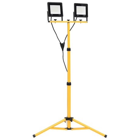 Vidaxl spotlight met statief led 2x50 w koudwit