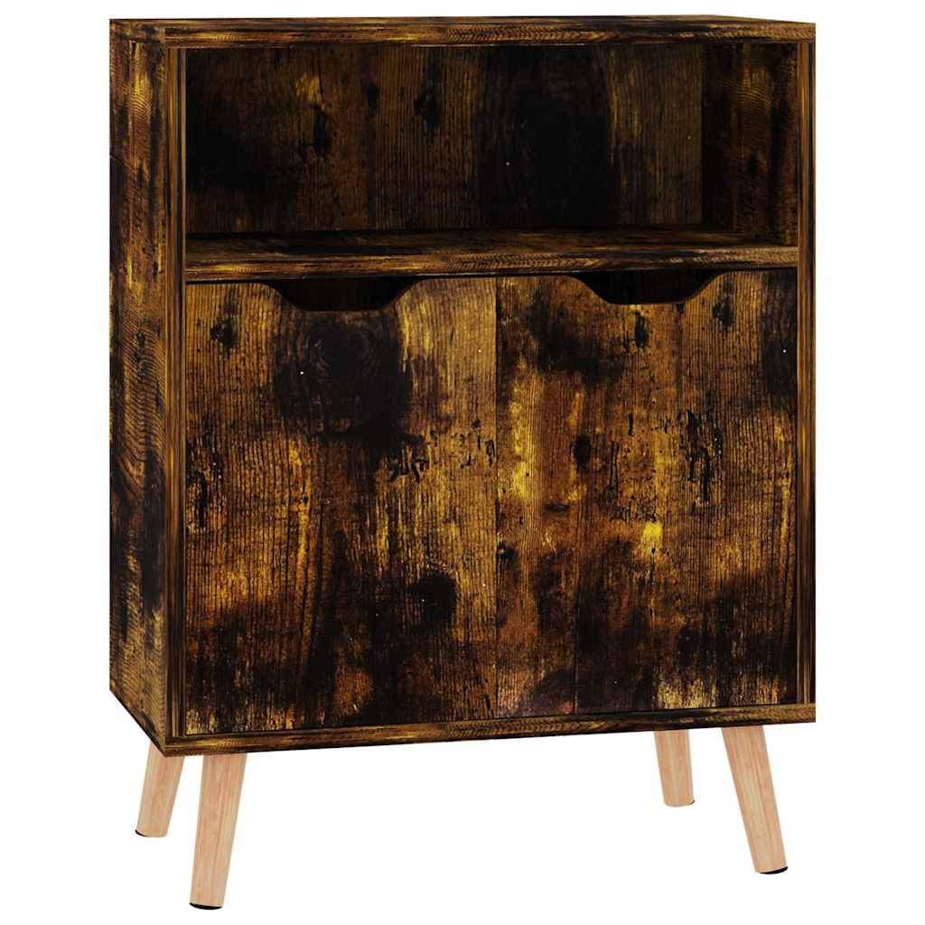 Vidaxl dressoir 60x30x72 cm bewerkt hout gerookt eikenkleurig