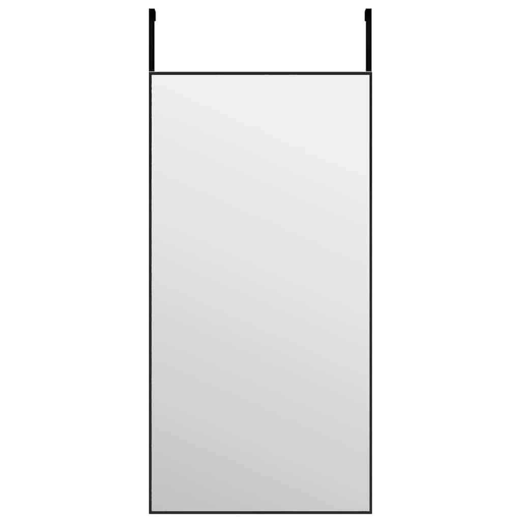 Vidaxl Door Mirror 40x80 cm glas og aluminium sort
