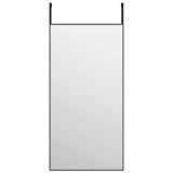 Vidaxl Door Mirror 40x80 cm glas og aluminium sort
