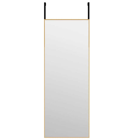 Vidaxl Door Mirror 30x80 cm glas og aluminiumsguldfarvet