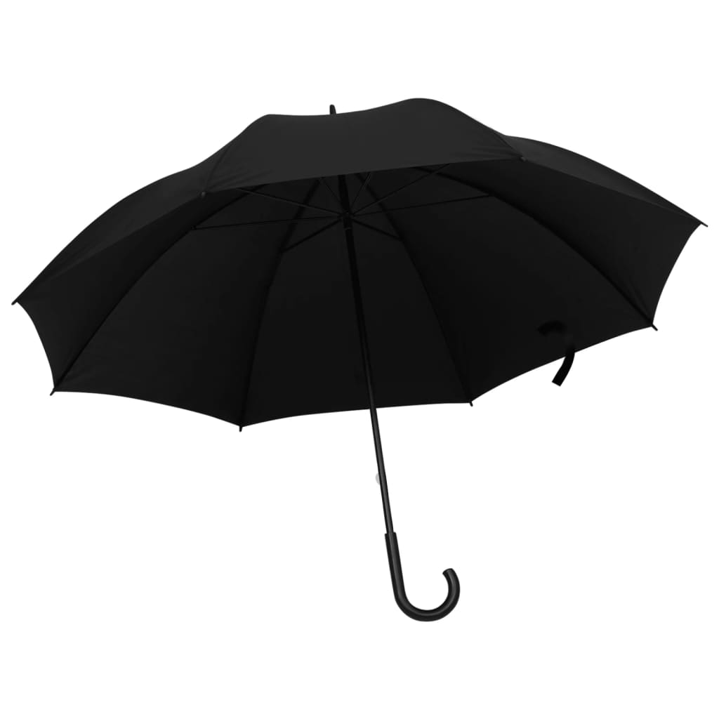 VidaXL paraply 130 cm sort