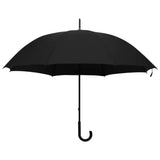 VidaXL paraply 130 cm sort