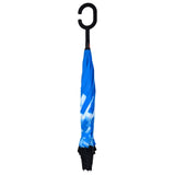 Vidaxl paraply C-håndtag 108 cm sort