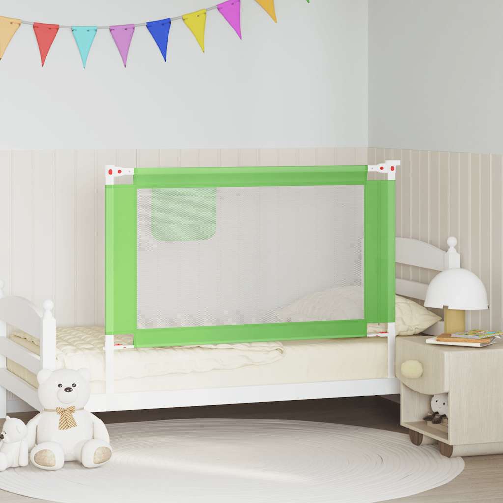 Vidaxl Bed Chart toddler 120x25 cm stofgrøn