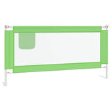 Vidaxl Bedhek Toddler 180x25 cm stofgrøn