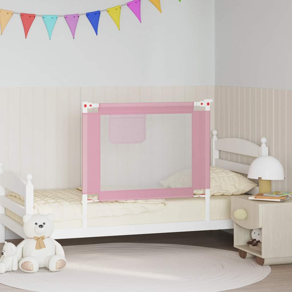 Vidaxl Bed Chart toddler 90x25 cm stofrosa