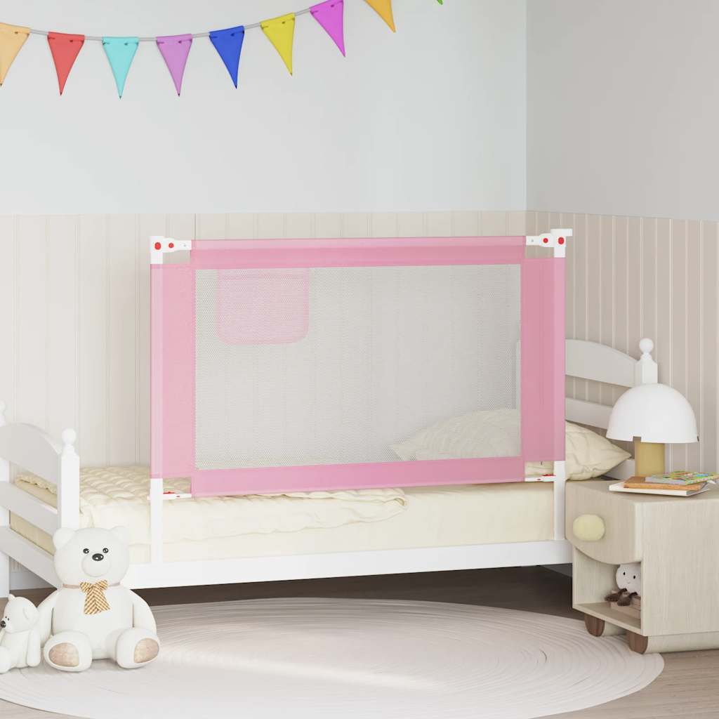 Vidaxl Bed Chart toddler 120x25 cm stofrosa