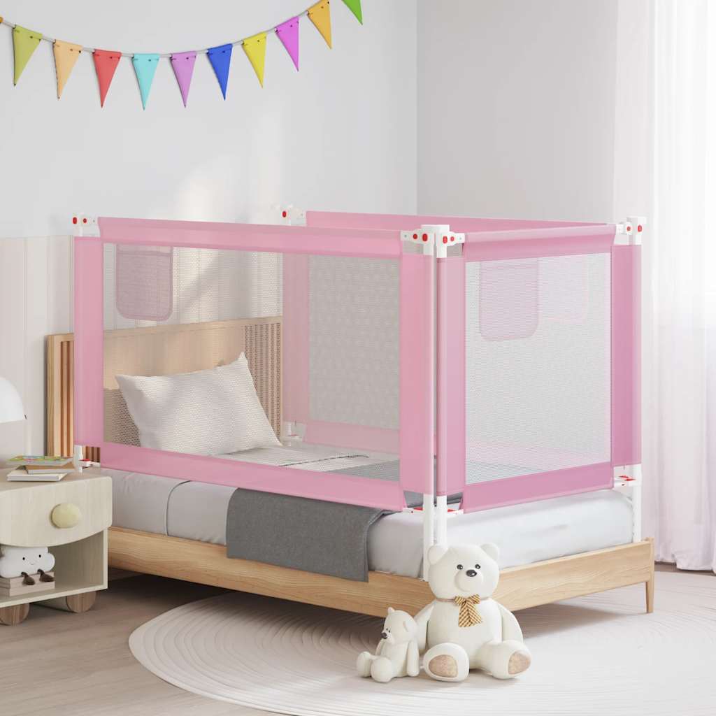 Vidaxl Bed Chart toddler 150x25 cm stofrosa