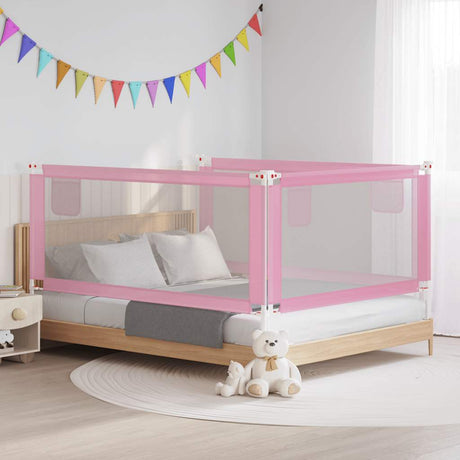 Vidaxl Bed Chart toddler 190x25 cm stofrosa