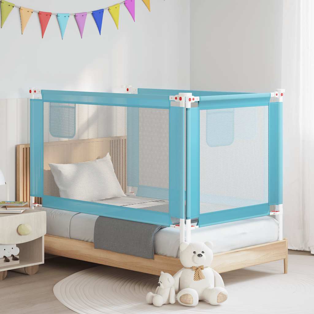 Vidaxl Bed Chart toddler 140x25 cm stof blå