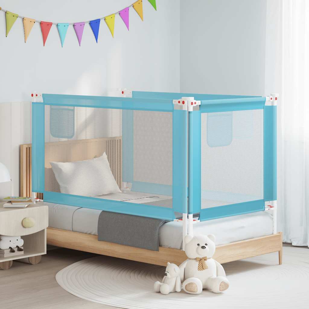 Vidaxl Bed Chart toddler 150x25 cm stof blå