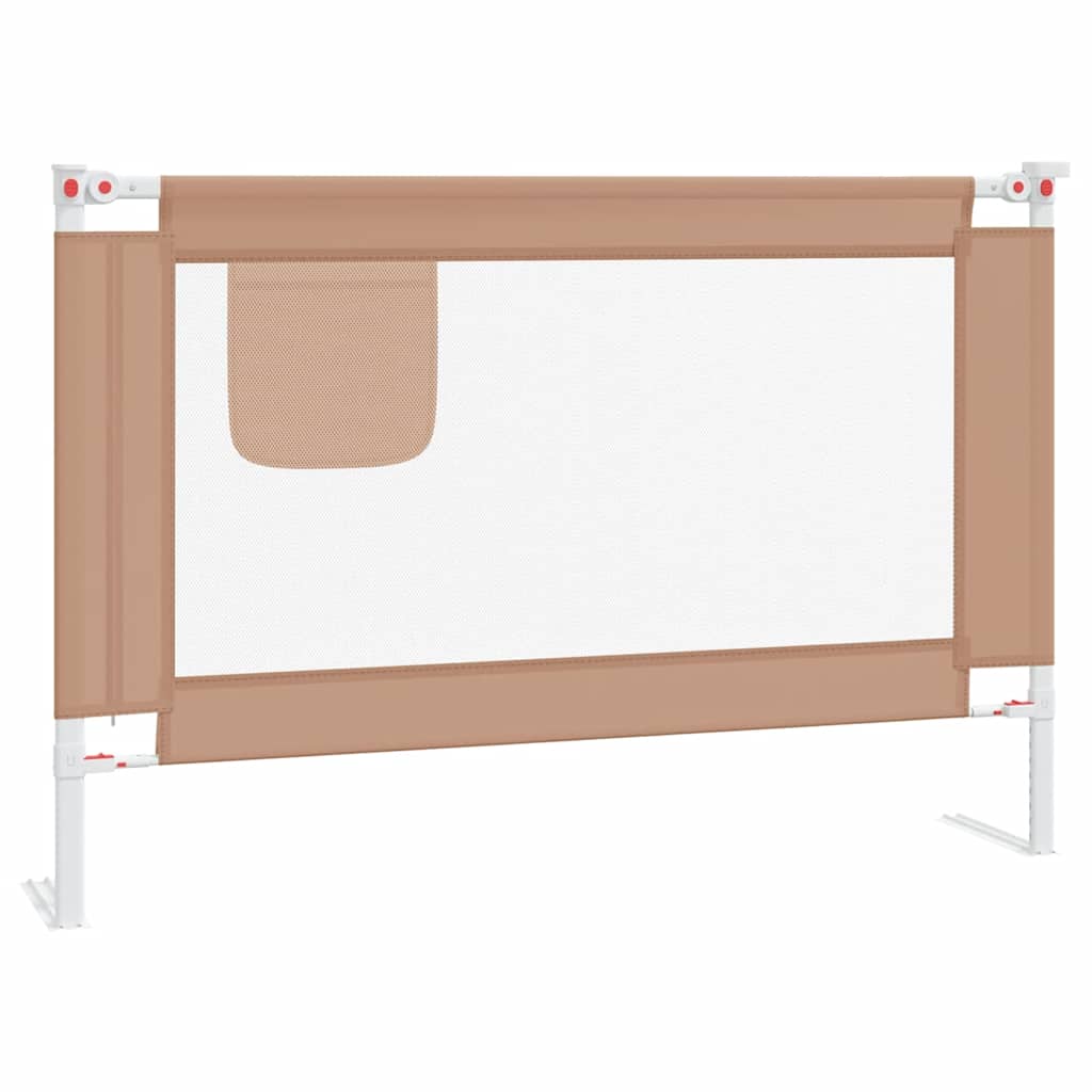 Vidaxl Bed Chart toddler 100x25 cm stof taupe