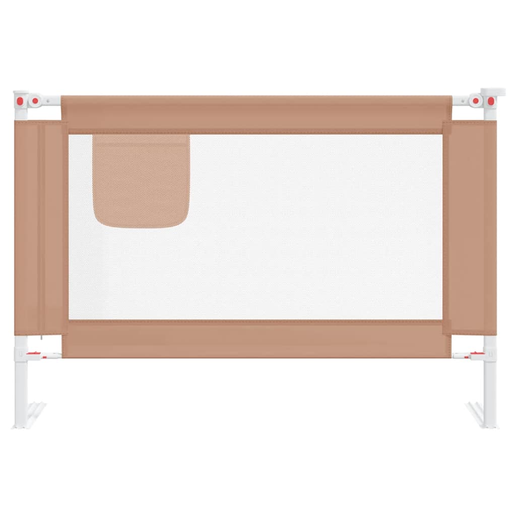 Vidaxl Bed Chart toddler 100x25 cm stof taupe
