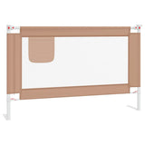 Vidaxl Bed Chart toddler 120x25 cm stof taupe