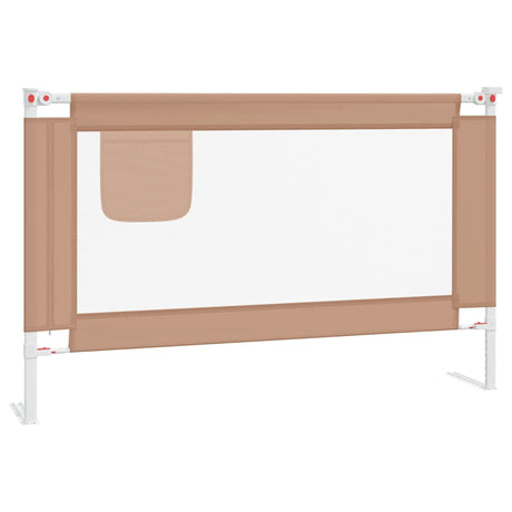 Vidaxl Bed Chart toddler 120x25 cm stof taupe