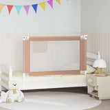 Vidaxl Bed Chart toddler 120x25 cm stof taupe