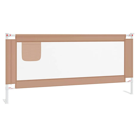 Vidaxl Bed Chart toddler 200x25 cm stof taupe