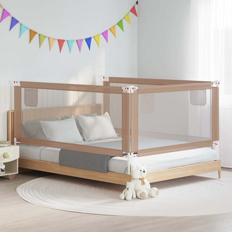 Vidaxl Bed Chart toddler 200x25 cm stof taupe