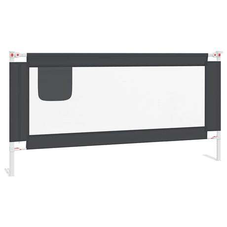 Vidaxl Bed Chart toddler 180x25 cm stof mørkegrå
