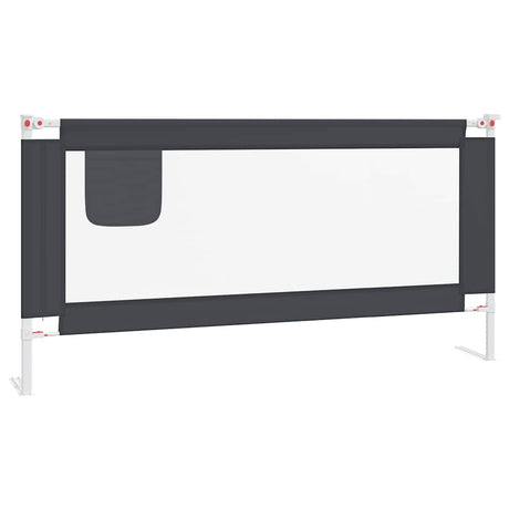 Vidaxl Bed Chart toddler 180x25 cm stof mørkegrå