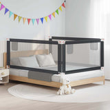 Vidaxl Bed Chart toddler 200x25 cm stof mørkegrå