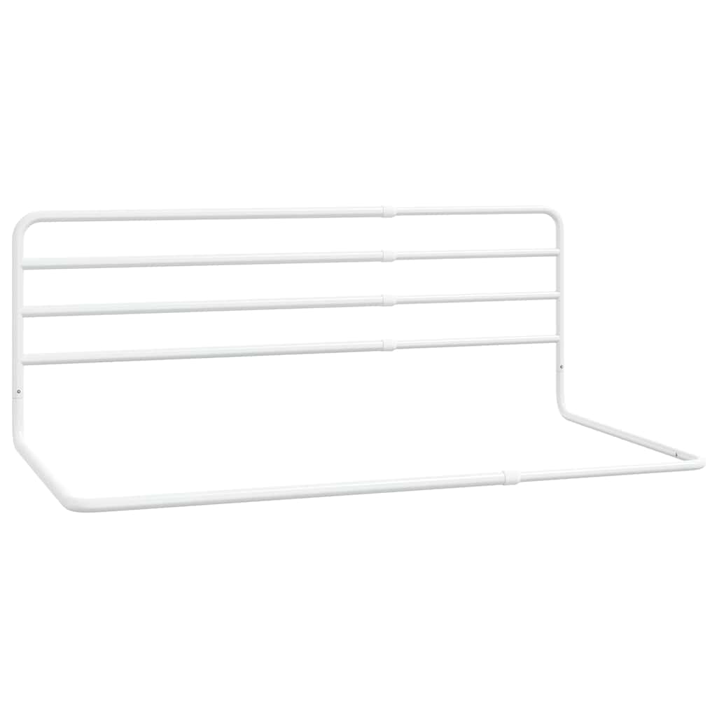 Vidaxl Bedhek Toddler (76-137) X55 cm Iron White