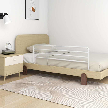 Vidaxl Bedhek Toddler (76-137) X55 cm Iron White