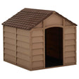 Vidaxl Dog loft 71x71.5x68 cm pp brun