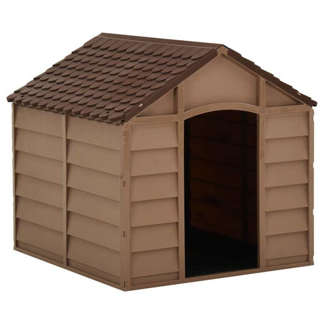 Vidaxl Dog loft 71x71.5x68 cm pp brun