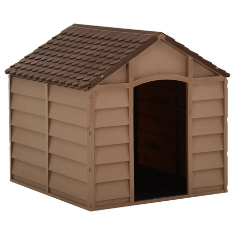 Vidaxl Dog loft 71x71.5x68 cm pp brun