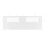 Vidaxl Praine Wall med Windamen 6x2 m hvid