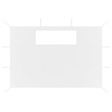 Vidaxl Prain Side Walls With Windamen 2 St White