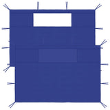 Vidaxl ros vægge med Windows 2 St Blue