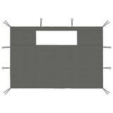 Vidaxl Prain Side Walls With Windamen 2 St Antracite tøj