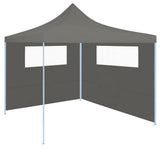 Vidaxl Prain Side Walls With Windamen 2 St Antracite tøj