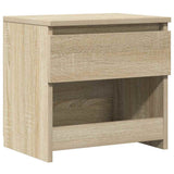 Vidaxl nachtkastje 40x30x39 cm bewerkt hout sonoma eikenkleurig