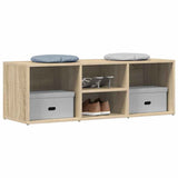 Vidaxl Shoe Storage Sofa 105x35x35 cm Forarbejdet træ Sonoma eg Farve